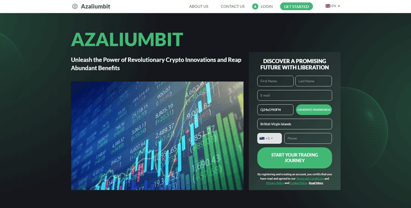 Azaliumbit Homepage Screenshot