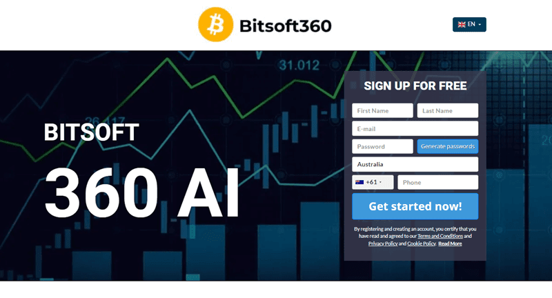 Bitsoft 360 AI Homepage Screenshot