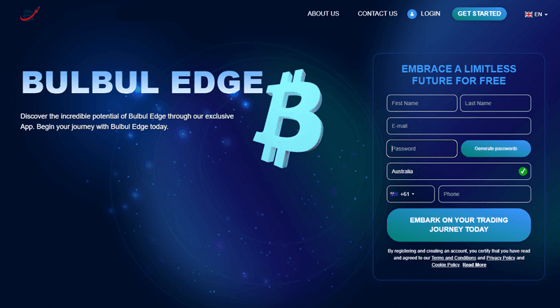 Bulbul Edge Homepage Screenshot